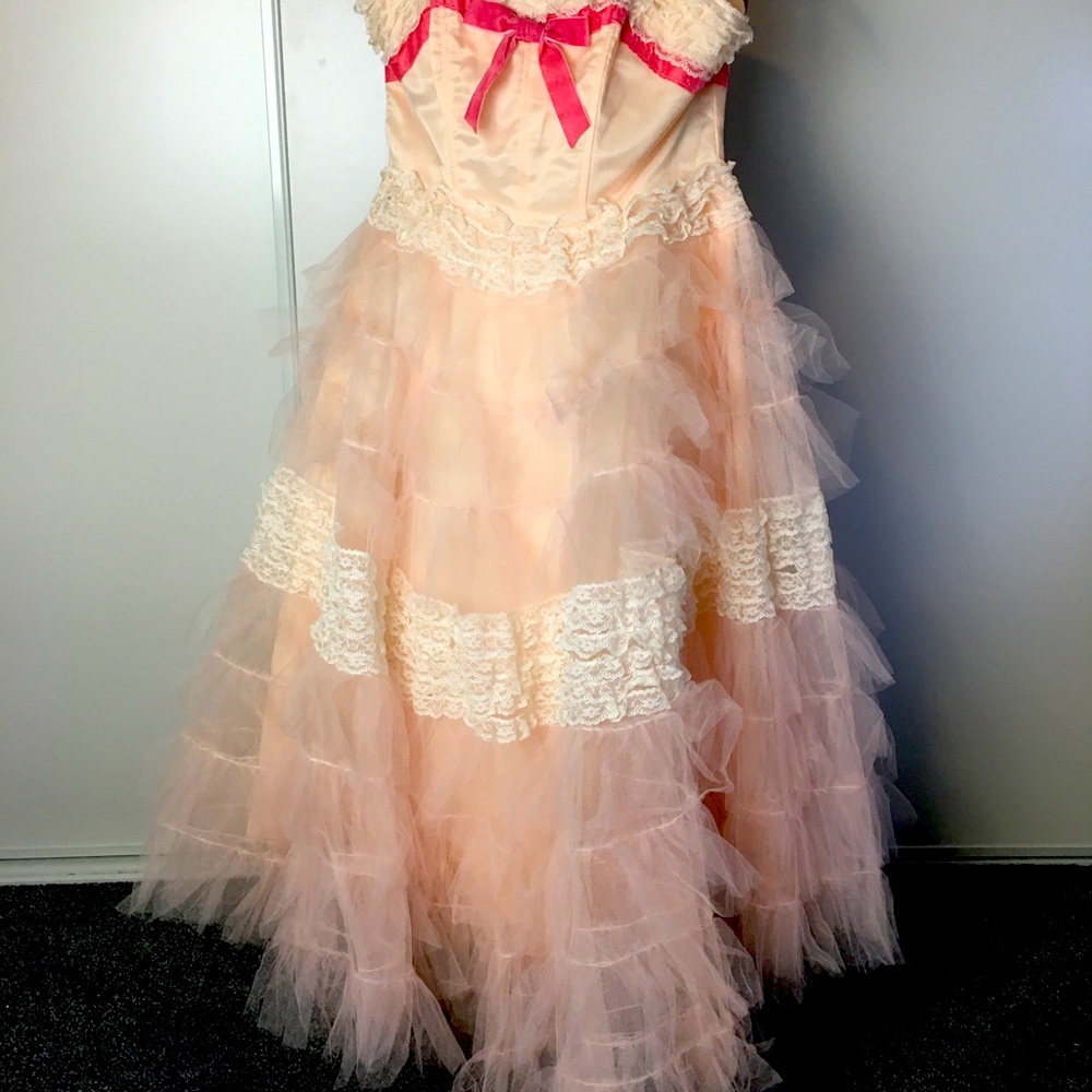 COPY - Vintage 1950s Grease adjacent Prom Dress